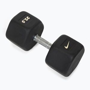 Gumírozott kézisúlyzó Nike Strength Hex Dumbbell 32, 5 kg black/white (Hex Dumbbell DRDK-1032) kép