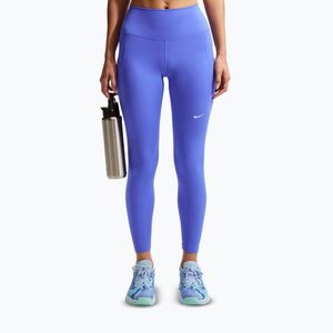 Női edző leggings Nike One High-Waisted 7/8 sapphire/white (One High-Waisted 7/8 FN3241-570) kép