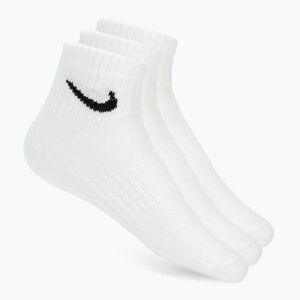 Zokni Nike Everyday Lightweight Ankle 3 pairs white/black (Everyday Lightweight Ankle SX7677-100) kép
