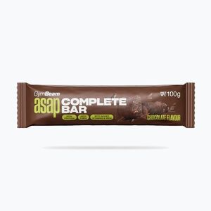 Fehérjeszelet GymBeam ASAP Complete 100 g chocolate (ASAP Complete 105865) kép