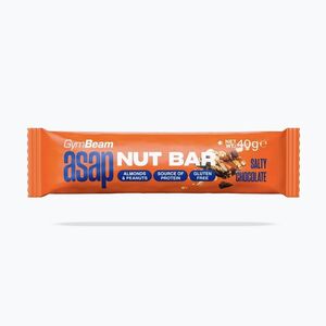 Fehérjeszelet GymBeam ASAP Nut Bar 40 g salty chocolate (ASAP Nut Bar 107065) kép