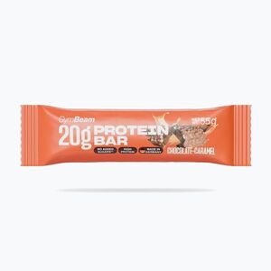 Fehérjeszelet GymBeam 55 g chocolate/caramel (Protein bar 110371) kép