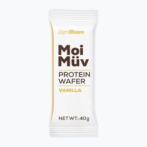 Fehérjeszelet GymBeam MoiMüv 40 g vanilla (MoiMüv 69697) kép