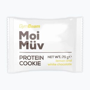 Fehérjes süti GymBeam MoiMüv 75 g lemon/white chocolate (MoiMüv 107629) kép