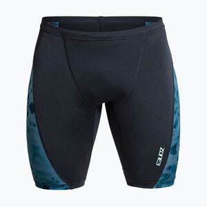 Férfi úszó jammer ZONE3 Performance Speed teal tie dye (Performance Speed Jammer SW26MJAM127_30) kép