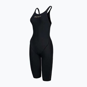 Női egyrészes fürdőruha ZONE3 FINA Approved Performance Gold Kneeskin black/gold (FINA Approved Performance Gold Kneeskin SW18WFKX101) kép
