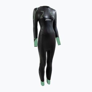 Női neoprén ruha ZONE3 Vision black/eucalyptus green (Vision WS24WVIS101_ST) kép
