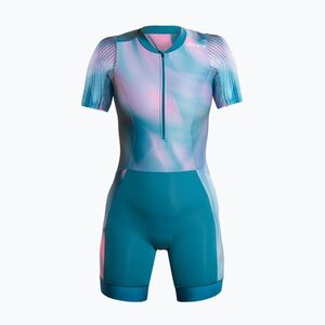 Női triatlonruha ZONE3 Activate+ Trisuit print (Activate+ Trisuit TS26WACTP117) kép