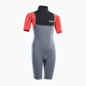 Gyerek szörfruha ION Capture 2/2 Shorty Back Zip Jr steel blue/red (Capture 2/2 Shorty Back Zip Jr 48212-4614) kép