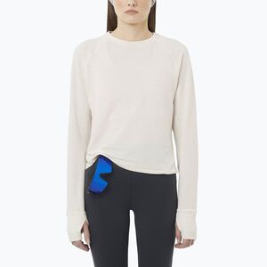 Női polár pulóver Salomon Essential Lightwarm whisper white (Essential Lightwarm LC2604400) kép