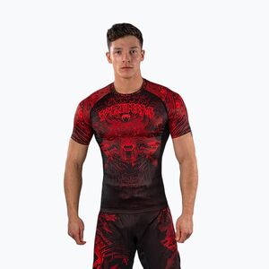 Férfi Roshguard Venum Wolf Atak black/red (Wolf Atak Rashguard VENUM-06077-100) kép