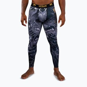 Férfi edző leggings Venum Wolf Attack Spats black/grey (Wolf Atak Spats VENUM-06078-109) kép