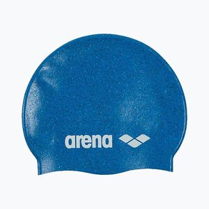 Gyermek úszósapka arena Silicone Cap Jr blue multi (Silicone Cap Jr 006360/903) kép