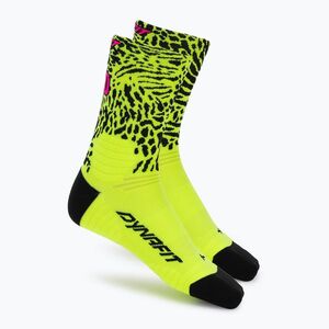 Zokni DYNAFIT Run Wild Crew ultra yellow (Run Wild Crew 08-0000072081) kép