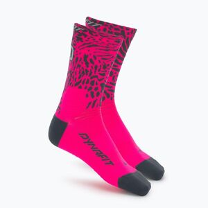 Zokni DYNAFIT Run Wild Crew pink glo (Run Wild Crew 08-0000072081) kép