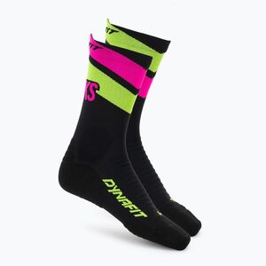 Zokni DYNAFIT Ultra Crew black out ultra yellow/5A30 (Ultra Crew 08-0000072075) kép
