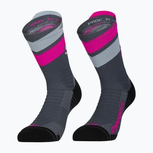 Zokni DYNAFIT Ultra Crew cinder pink glo/6070 (Ultra Crew 08-0000072075) kép