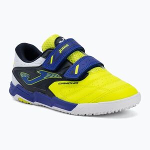 Gyerek focicipő Joma Cancha Jr IN fluor yellow (Cancha Jr IN CAJS2609INVO) kép