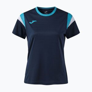 Női teniszpóló Joma Terra dark navy/turquoise fluor (Terra SS W 903106.342) kép