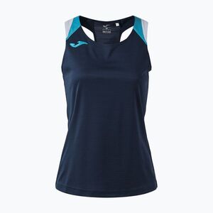 Női teniszpóló Joma Terra Tank Top dark navy/turquoise fluor (Terra Tank Top 903078.342) kép