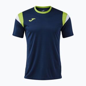 Férfi teniszpóló Joma Terra dark navy/lime (Terra SS 105144.326) kép