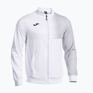 Férfi teniszpulóver Joma Smash Full Zip white (Smash Full Zip 105130.211) kép