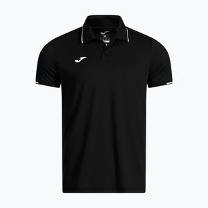 Férfi teniszpóló póló Joma Torneo Polo black (Torneo Polo 104777.100) kép