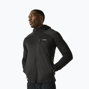 Férfi trekking pulóver REGATTA Kadley Midlayer black (Kadley Midlayer RML311-800) kép