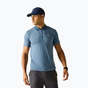 Férfi túrapóló REGATTA Polo Maverikstretch china blue (Polo Maverikstretch RMT363-ZZ8) kép