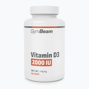 D-vitamin GymBeam Vitamin D3 2000 IU 60 capsules (Vitamin D3 2000 IU 6504) kép