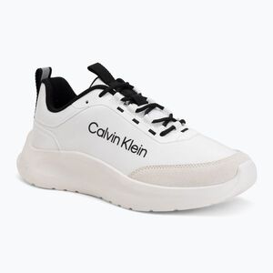 Női cipők Calvin Klein HW0HW03293 Light Eva Run Essential LAC Nylon Suede bright white/black (Light Eva Run Essential LAC Nylon Suede HW0HW0329301W) kép