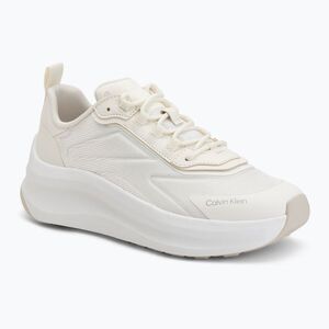 Női cipők Calvin Klein HW0HW03111 Chunky Runner Laceup HF BLST Nylon bright white/marshmallow (HW0HW03111 Chunky Runner Laceup HF BLST Nylon HW0HW031110K5) kép