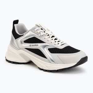 Férfi cipők Calvin Klein HM0HM02341 Hike Runner Stripe Met Mix black/silver/light grey (Hike Runner Stripe Met Mix HM0HM0234101R) kép