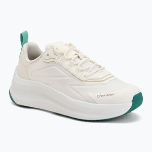 Férfi cipők Calvin Klein Volumax Chunky Runner Trainers HM0HM02224 white/marshmallow/street green (Volumax Chunky Runner Trainers HM0HM022240JF) kép