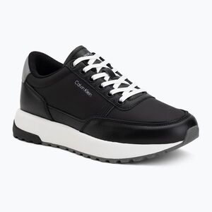 Férfi cipők Calvin Klein HM0HM02214 City Runner Laceup Leather Mix black/granite road (City Runner Laceup Leather Mix HM0HM0221400W) kép