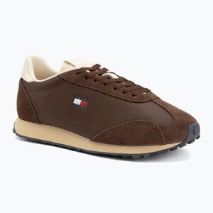 Férfi cipő Tommy Jeans Retro Runner Archive Mix legacy brown (Retro Runner Archive Mix EM0EM01763GV0) kép