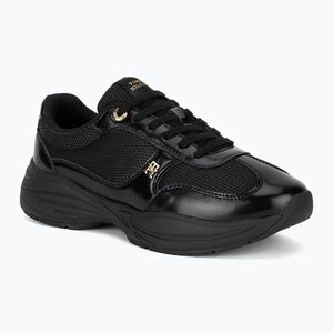 Női cipők Tommy Hilfiger ModernRunner Shiny Leather black (ModernRunner Shiny Leather FW0FW09413BDS) kép
