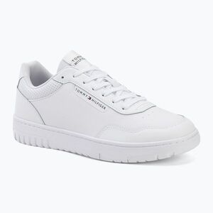 Férfi cipők Tommy Hilfiger Basket Core Leather white (Basket Core Leather FM0FM05927YBS) kép