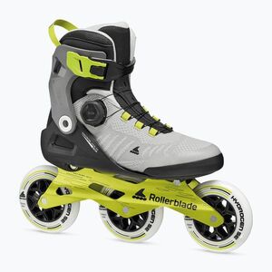 Férfi görkorcsolya Rollerblade Macroblade 110 Boa black/grey/lime (Macroblade 110 Boa 86B0760110NZ08) kép