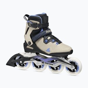 Női görkorcsolya Rollerblade Macroblade 90 W black/sand/cornflower (Macroblade 90 W 86B0760060NZ03) kép