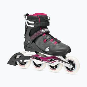 Női görkorcsolya Rollerblade Macroblade 90 W black/burgundy/ocean green (Macroblade 90 W 86B0760060NZ02) kép