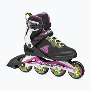 Női görkorcsolya Rollerblade Macroblade 80 W black/dark fuchsia (Macroblade 80 W 86B0760020NJ03) kép