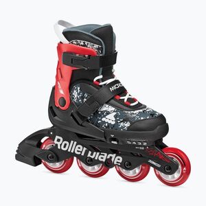 Gyerek görkorcsolya Rollerblade Microblade SL Jr black/red (Microblade SL Jr 86B0751540ND01) kép