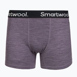 Férfi termoaktív boxeralsó Smartwool Merino Boxer Brief Boxed purple storm heather (Merino Boxer Brief Boxed SW016996Q811) kép