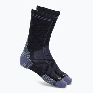 Női zokni Smartwool Hike Targeted Cushion Mid Crew charcoal (Hike Targeted Cushion Mid Crew SW0028520031) kép