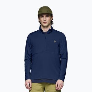 Férfi trekking pulóver NORRONA Femund Warm1 Zip Neck indigo night (Femund Warm1 Zip Neck 2658-25) kép