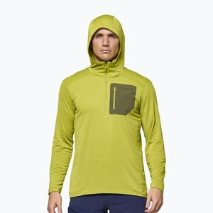 Férfi trekking pulóver NORRONA Falketind Warm1 Hood golden lime/olive night (Falketind Warm1 Hood 1897-26) kép