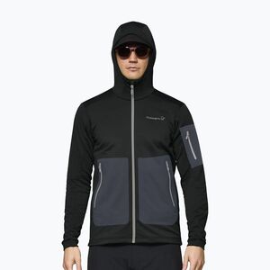 Férfi trekking pulóver NORRONA Falketind Warm2 Stretch Hood caviar black (Falketind Warm2 Stretch Hood 1842-24) kép