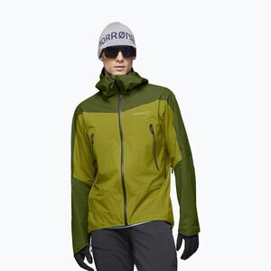 Férfi esőkabát NORRONA Falketind Gore-Tex golden lime/pesto (Falketind Gore-Tex 1834-24) kép