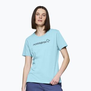 Női póló NORRONA Cotton Norrøna Viking aqua haze (Cotton Norrøna Viking 3424-21) kép
